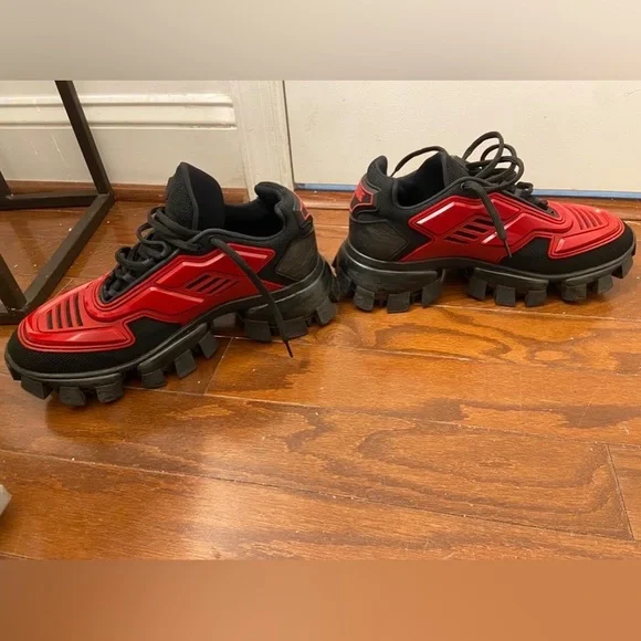 Prada | Shoes | Prada Cloudburst Red Good Condition 8size 42  display picture 3